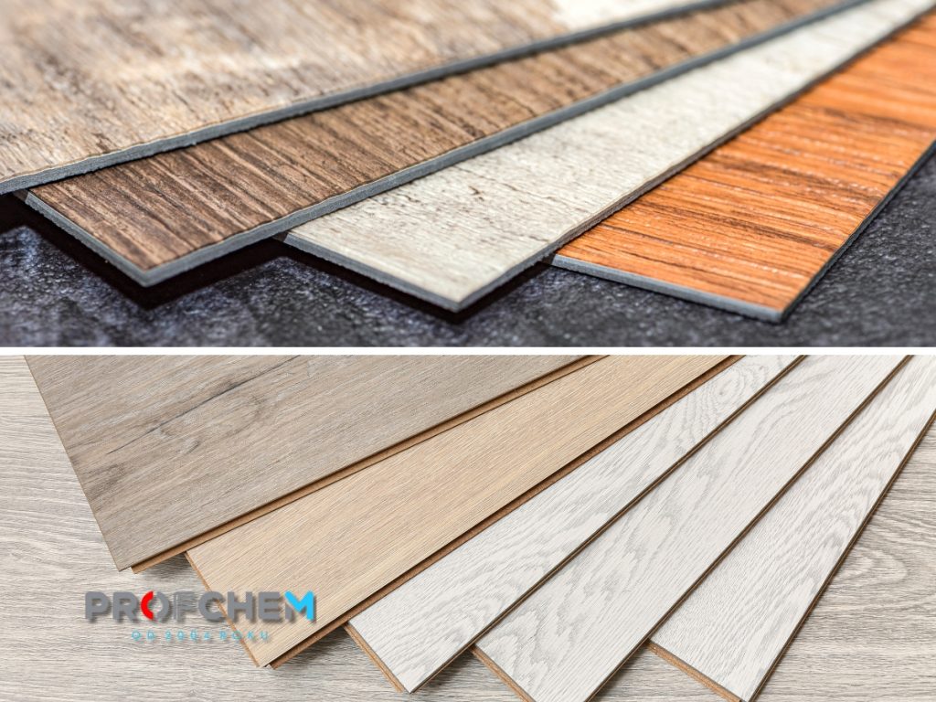alt Panele laminowane HDF i winylowe LVT – budowa (Profchem)